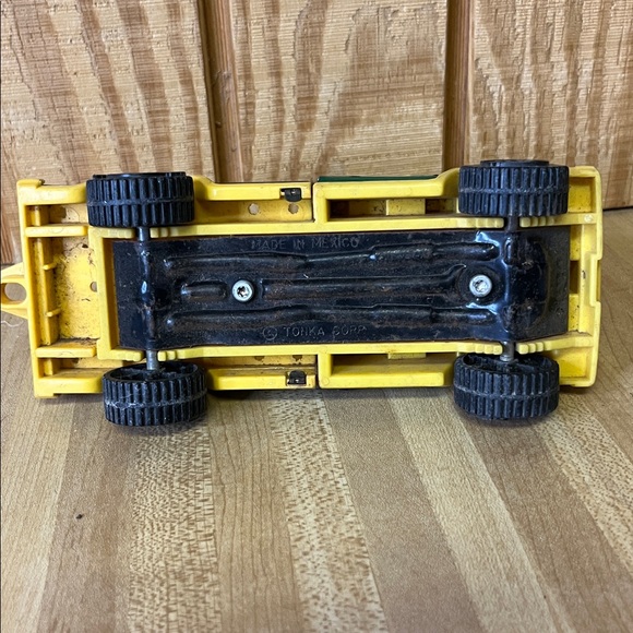 Vintage Tonka Green Yellow Pickup Truck Metal Toy Truck Original Sticker - Picture 6 of 6